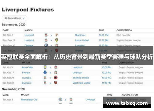 英冠联赛全面解析:从历史背景到最新赛季赛程与球队分析 英冠联赛全面解析:从历史背景到最新赛季赛程与球队分析